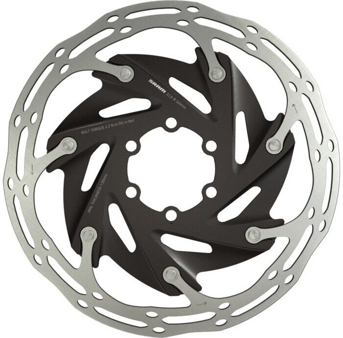 SRAM Bremsscheibe Centerline X Rounded 160mm, zweiteilig, 6-Loch