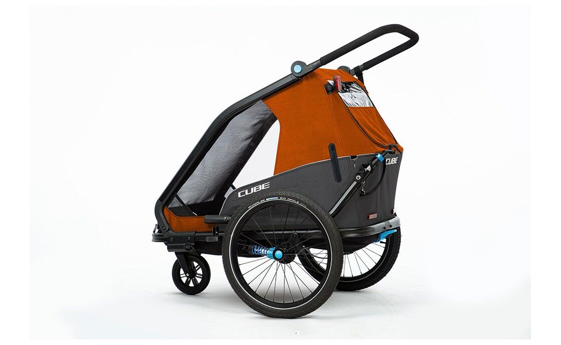 Cube Kinder Fahrradanhänger Double CMPT X Actionteam – Image 6