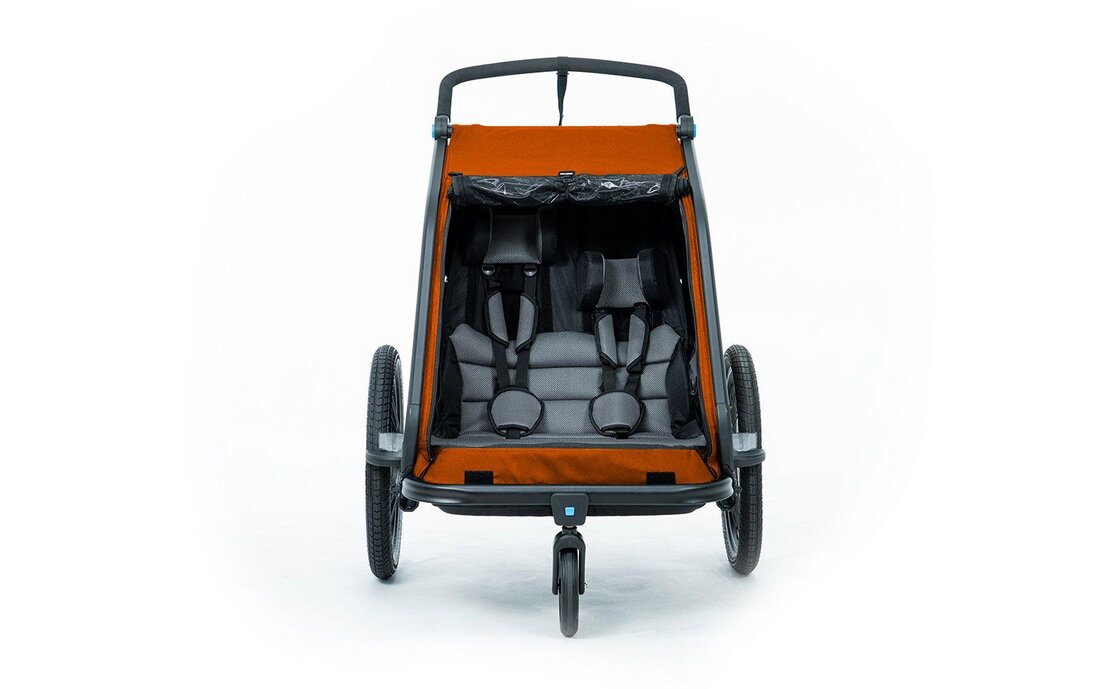 Cube Kinder Fahrradanhänger Double CMPT X Actionteam