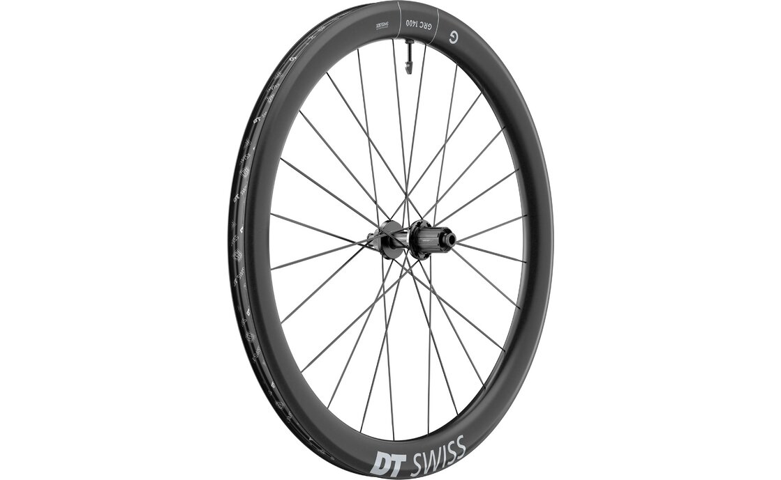 DT Swiss GRC1400 Dicut 50 DB 28" - Carbon Hinterrad, Shimano ROAD