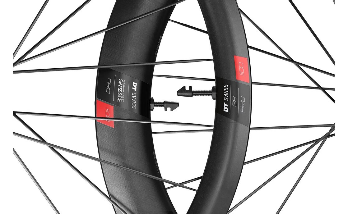 DT Swiss ARC 1100 Dicut 38 DB 28"- Carbon Vorderrad – Image 4