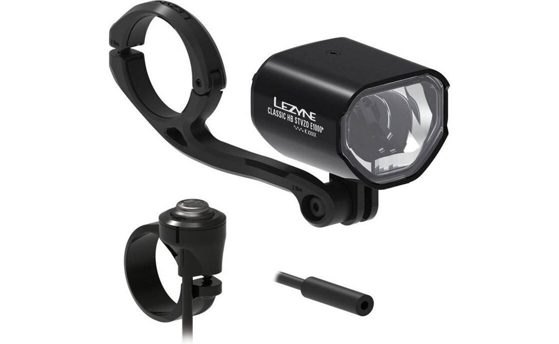 Lezyne Classic HB E1000+ E-Bike Scheinwerfer - StVZO