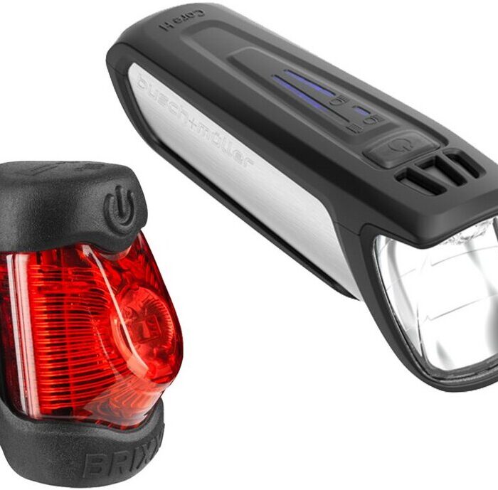 Busch und Müller Ixon Core 2 Highbeam Akku-LED-Leuchten-Set