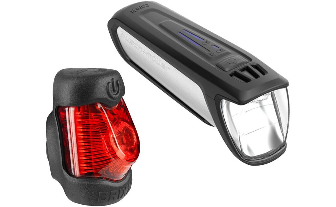 Busch und Müller Ixon Core 2 Highbeam Akku-LED-Leuchten-Set