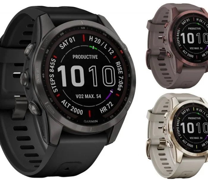 Garmin Fenix 7S SAPPHIRE SOLAR – GPS Multisport Smartwatch