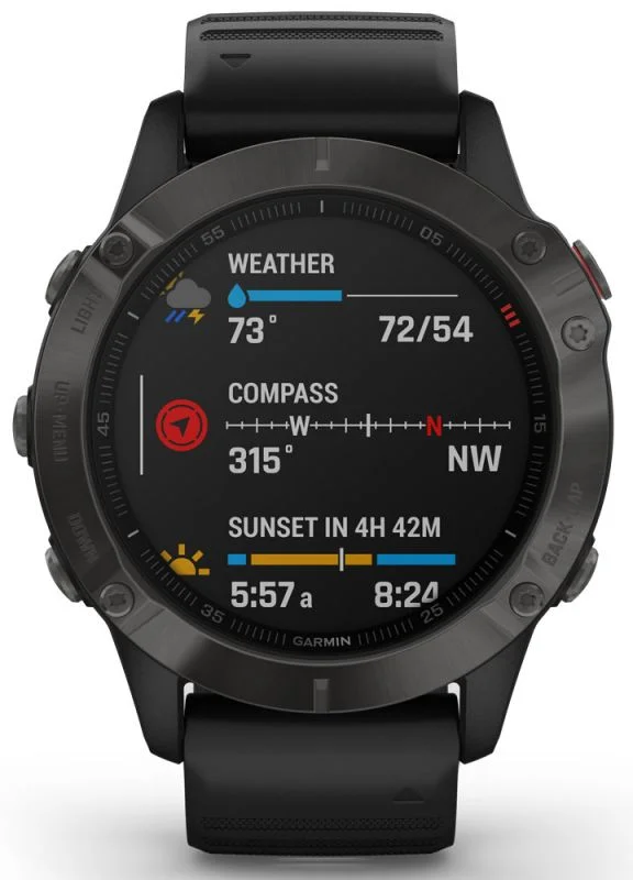 Garmin fenix 6 Sapphire – GPS Multisport Smartwatch – Image 3